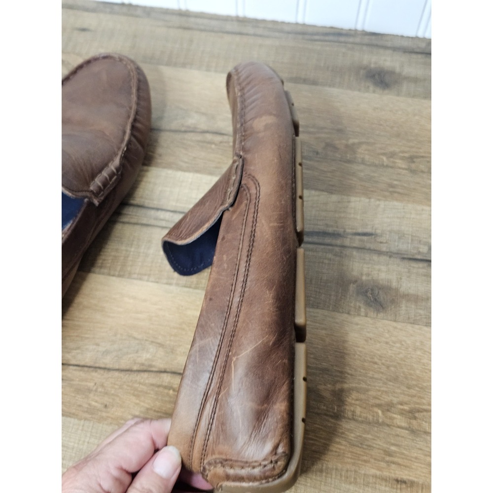 Cole Haan Leather Driving Loafers Men's Size 9.5 Brown Casual Slip On - Picture 5 of 10